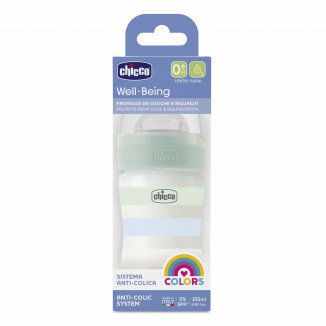 رضّاعة Chicco Well Being بنظام مضاد للمغص 