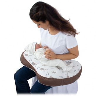 وسادة الأمومة والرضاعة على شكل حرف L 