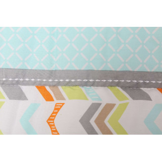  طقم سرير أطفال – تصميم الغابة والثعالب اللطيفة 