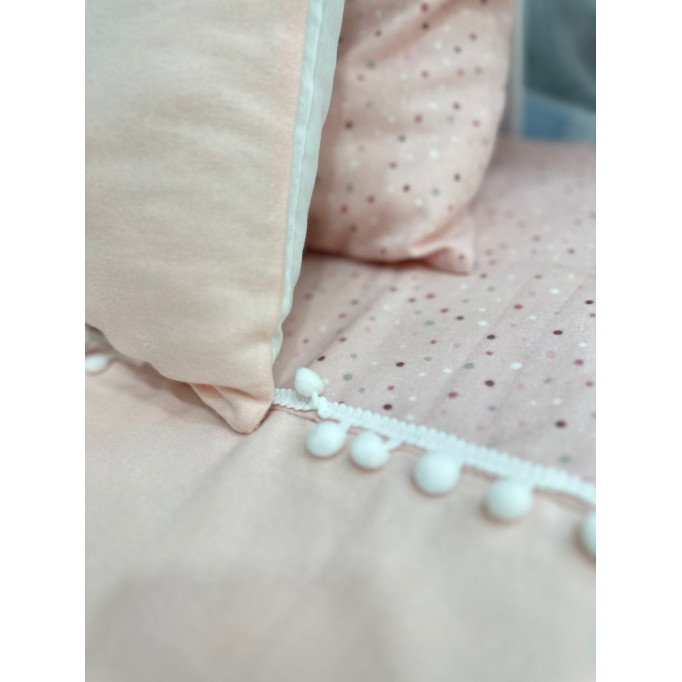 مفرش سرير بيبي بقماشة الفلانيل القطني