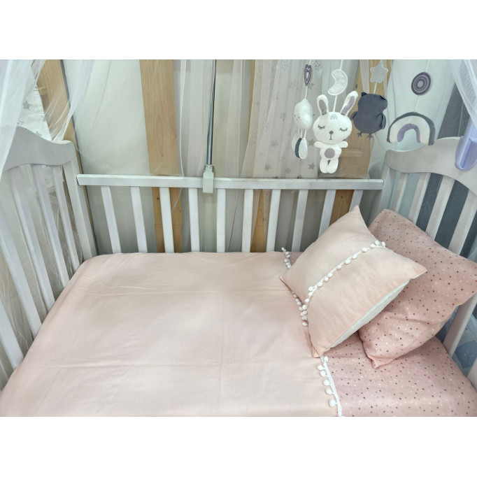 مفرش سرير بيبي بقماشة الفلانيل القطني