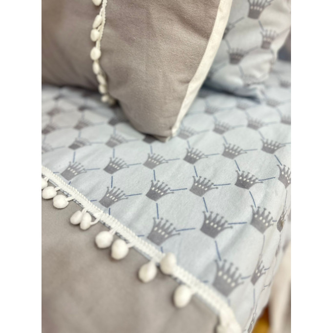 مفرش سرير بيبي بقماشة الفلانيل القطني