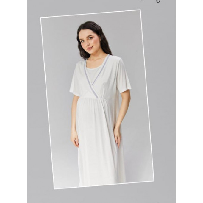 قميص نوم صيفي ناعم مع روب أنيق – راحة وخفة بإطلالة راقية