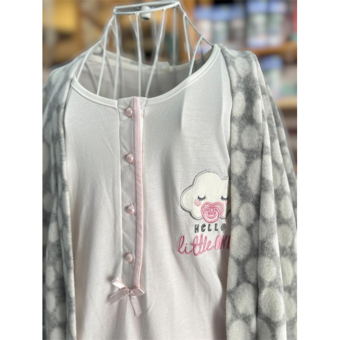 بيجاما حمل ورضاعة  مريحة وعملية، مصممة خصيصًا للأمهات لتوفير الراحة والأناقة خلال فترة الحمل وما بعدها