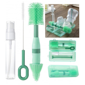 مجموعة تنظيف زجاجة حليب الاطفال