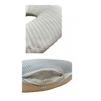 مخدة رضاعة ذات جانبين مختلفين