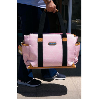 شنتة كتف حجم كبير نقشة مثلثات