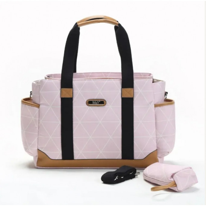 شنتة كتف حجم كبير نقشة مثلثات