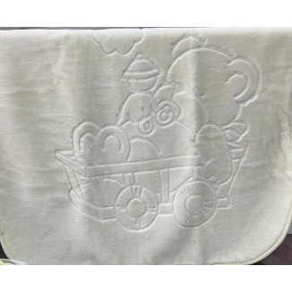  حرام فرو ناعم و خميل لسرير البيبي قياس 120 * 100 سم  - باللون الزهري