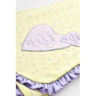 حرام صيفي قطن رسمة ورد وقلوب