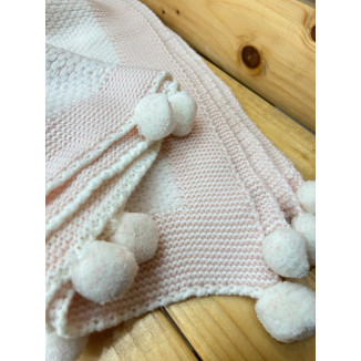 حرام صوف مع كرات - لون زهر