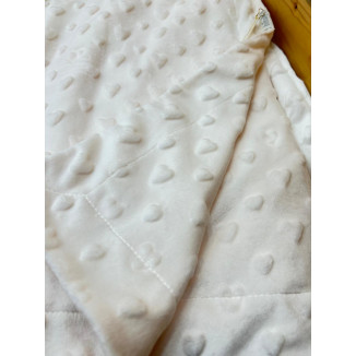 حرام مخمل نقشة قلوب بارزة